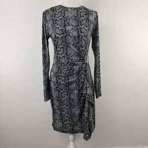 Michael Michael Kors‎ Women's Dress Snake Print Gunmetal Size S NWT